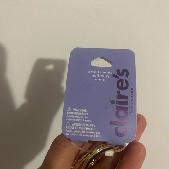 Best Friends donuts keychain Claire’s new pink and white doughnut keychains BFF - Picture 4 of 7